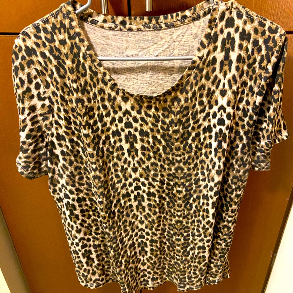 Cotton On Leopard Basic Tee